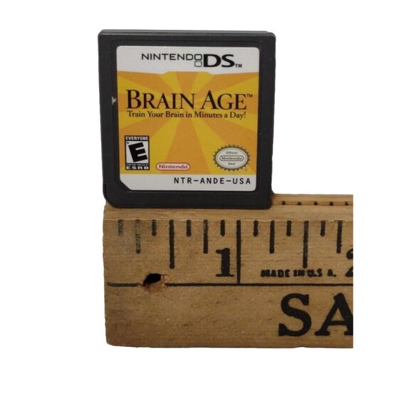 Brain Age Nintendo DS/DSi Game Only Train Your Brain In Minutes A Day - Picture 3 of 5